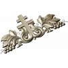 Vineyard Cross Crest - high-relief STL 3D model for CNC
