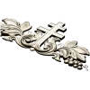 Vineyard Cross Crest - high-relief STL 3D model for CNC