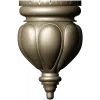 Classic acorn-style finial STL for CNC milling