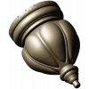 Classic acorn-style finial STL for CNC milling