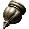 Classic acorn-style finial STL for CNC milling