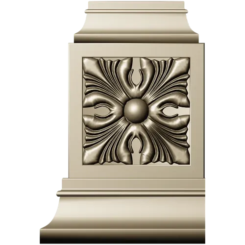 Розетта Флорина - 3D модель STL для ЧПУ