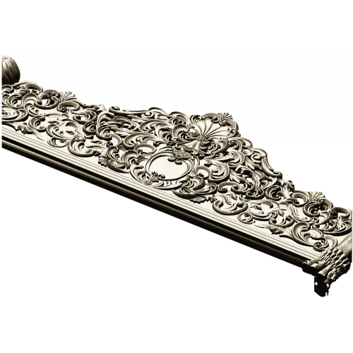 Резная горизонтальная панель с львиными навершиями - STL 3D модель