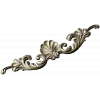 Декоративный картуш "Ракушка" - STL 3D модель для ЧПУ