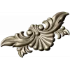 Веерный картуш рококо - STL 3D модель для ЧПУ