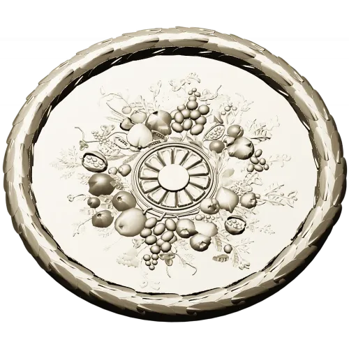 Harvest Rosette - detailed STL 3D model for CNC rosette panel