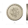 Harvest Rosette - detailed STL 3D model for CNC rosette panel