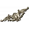 Декоративный картуш с акантовыми листьями - 3D модель STL для ЧПУ