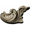 Acanthus Corner Cartouche - STL 3D Model for CNC Milling