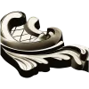 Acanthus Corner Cartouche - STL 3D Model for CNC Milling