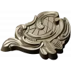 Rococo cartouche STL 3D model for CNC milling