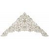 Arabesque Corner Crest STL for CNC