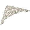 Arabesque Corner Crest STL for CNC
