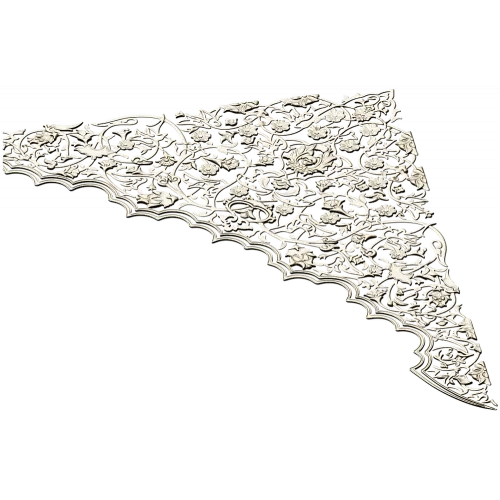 Arabesque Corner Crest STL for CNC