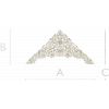 Arabesque Corner Crest STL for CNC