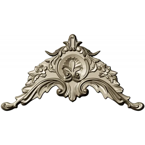 Rococo Corner Cartouche STL for CNC