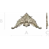 Rococo Corner Cartouche STL for CNC