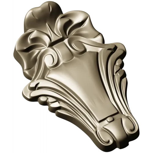 Вертикальный картуш рельефный - STL модель для ЧПУ