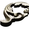 Rococo Acanthus Scroll - high-relief STL for CNC
