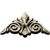 Acanthus Scroll Cartouche STL 3D Model for CNC