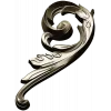 Acanthus Scroll Decorative STL Model for CNC