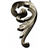 Acanthus Scroll Decorative STL Model for CNC