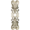 Acanthus Scroll Cartouche - STL 3D model for CNC