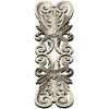 Acanthus Scroll Cartouche - STL 3D model for CNC