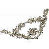 Резной картуш в стиле рококо - 3D модель STL для ЧПУ