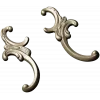 Baroque Corner Ornament STL for CNC