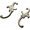 Baroque Corner Ornament STL for CNC