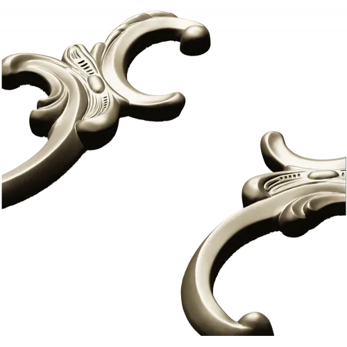 Baroque Corner Ornament STL for CNC