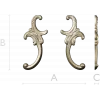 Baroque Corner Ornament STL for CNC