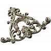 Треугольный рокайльный декор - 3D модель STL для ЧПУ