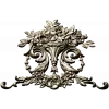Ornate Floral Cartouche STL 3D Model for CNC Carving