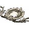 Rococo Cartouche STL 3D model for CNC carving