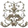 Rococo Cartouche Decorative Panel STL for CNC