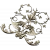 Rococo Cartouche Decorative Panel STL for CNC