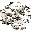 Rococo Cartouche Decorative Panel STL for CNC