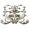 Rococo Cartouche Decorative Panel STL for CNC