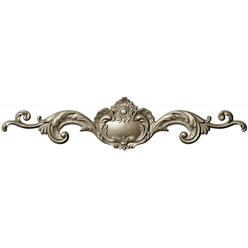 Baroque Cartouche Ornament STL 3D Model for CNC