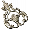 Baroque Acanthus Shell Cartouche - STL 3D model for CNC