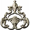 Baroque Acanthus Shell Cartouche - STL 3D model for CNC