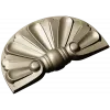 Semicircular Fan Rosette STL for CNC Milling