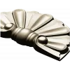 Semicircular Fan Rosette STL for CNC Milling