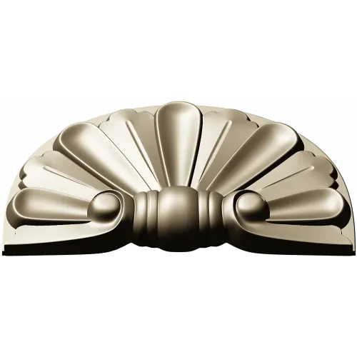 Semicircular Fan Rosette STL for CNC Milling