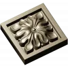 Sunburst Square Rosette - STL 3D model for CNC