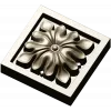 Sunburst Square Rosette - STL 3D model for CNC