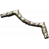 Laurel Ribbon Corner STL 3D model for CNC