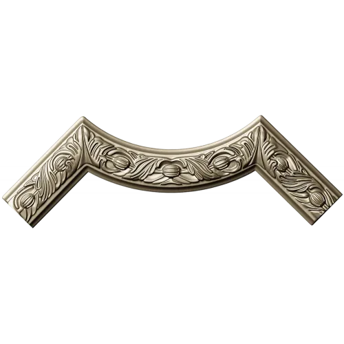Regal Acanthus Corner - STL 3D model for CNC